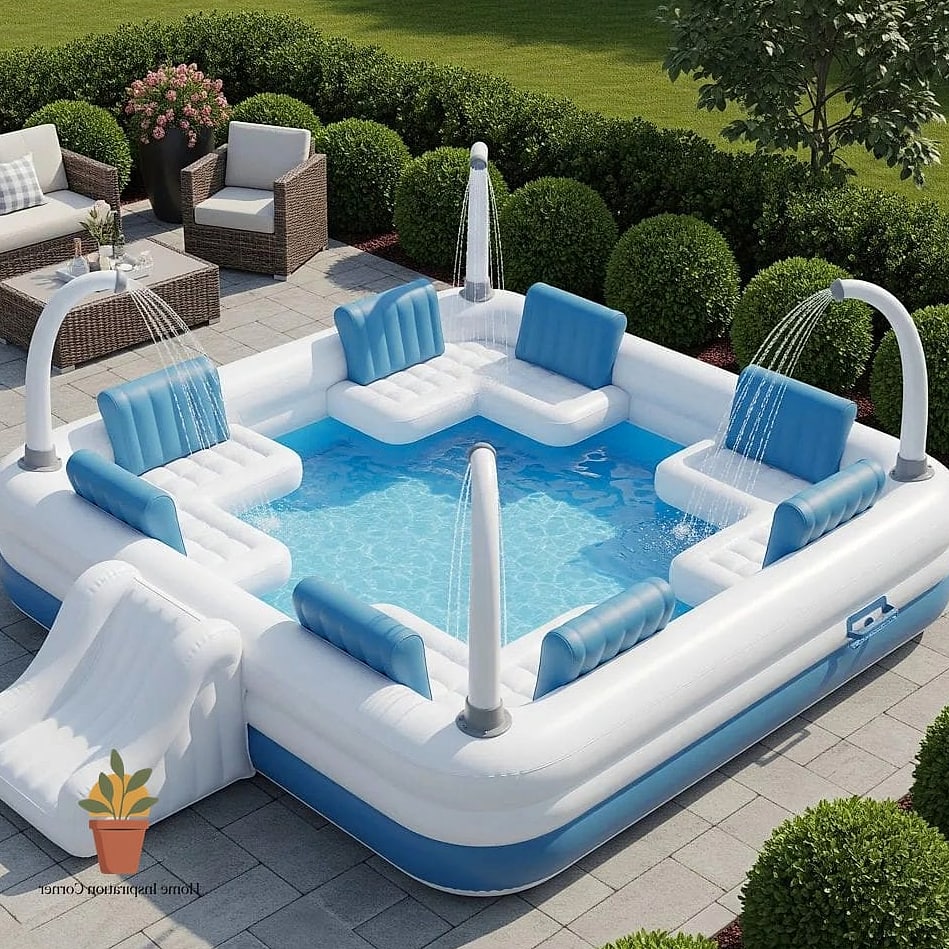 The Chic All-White Backyard Setup