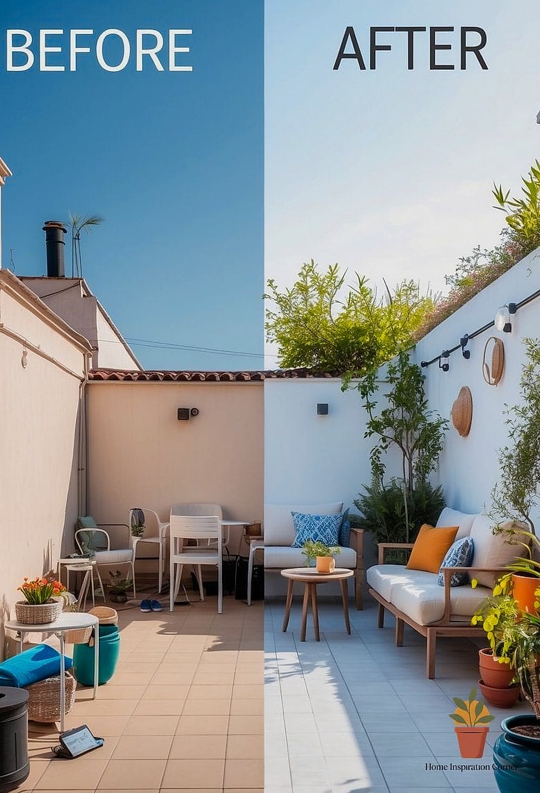 21 Terrace Photoshoot Ideas Before and After Transformations to Inspire 20 Chipped Planter Boxes to Fresh Painted Planters