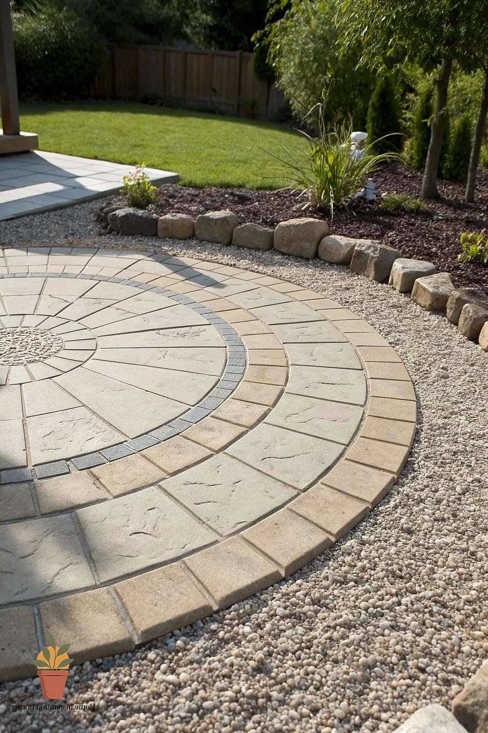 Circular Paver Patio Design