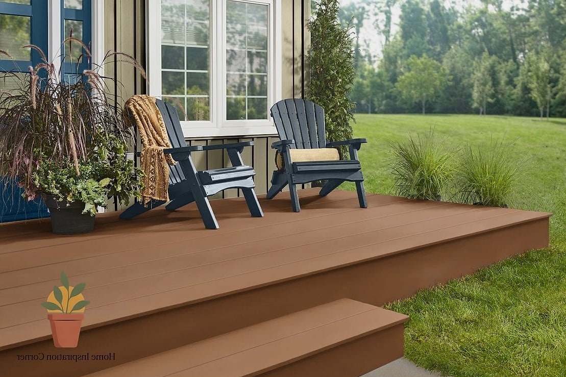 30 Deck Colors Ideas Paint Looks We're Obsessed With This Year 4 Classic Cedar Brown