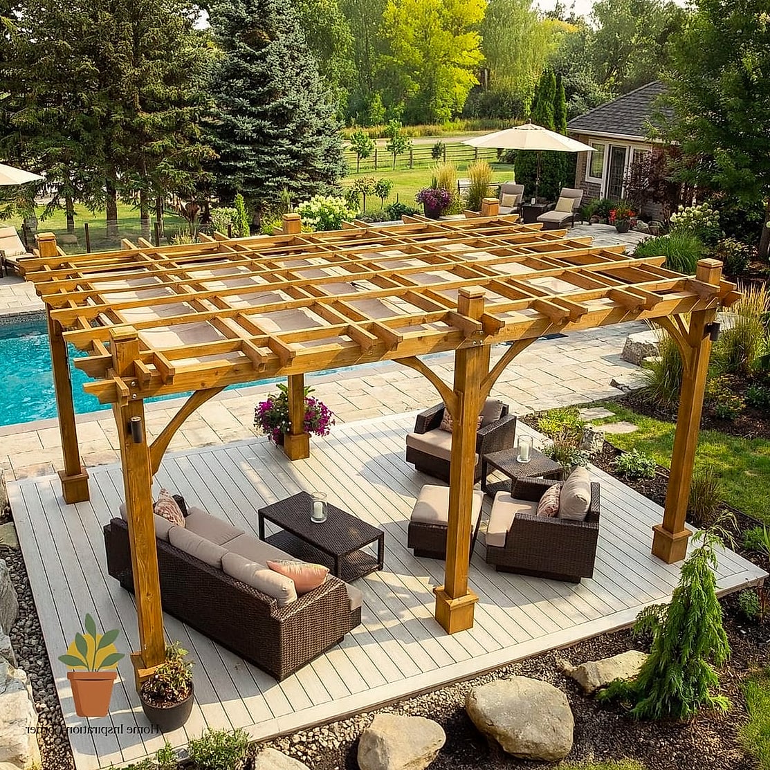 Classic Cedar Pergola