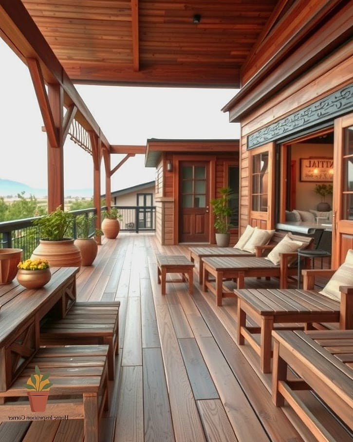 Classic Cedar Plank Terrace