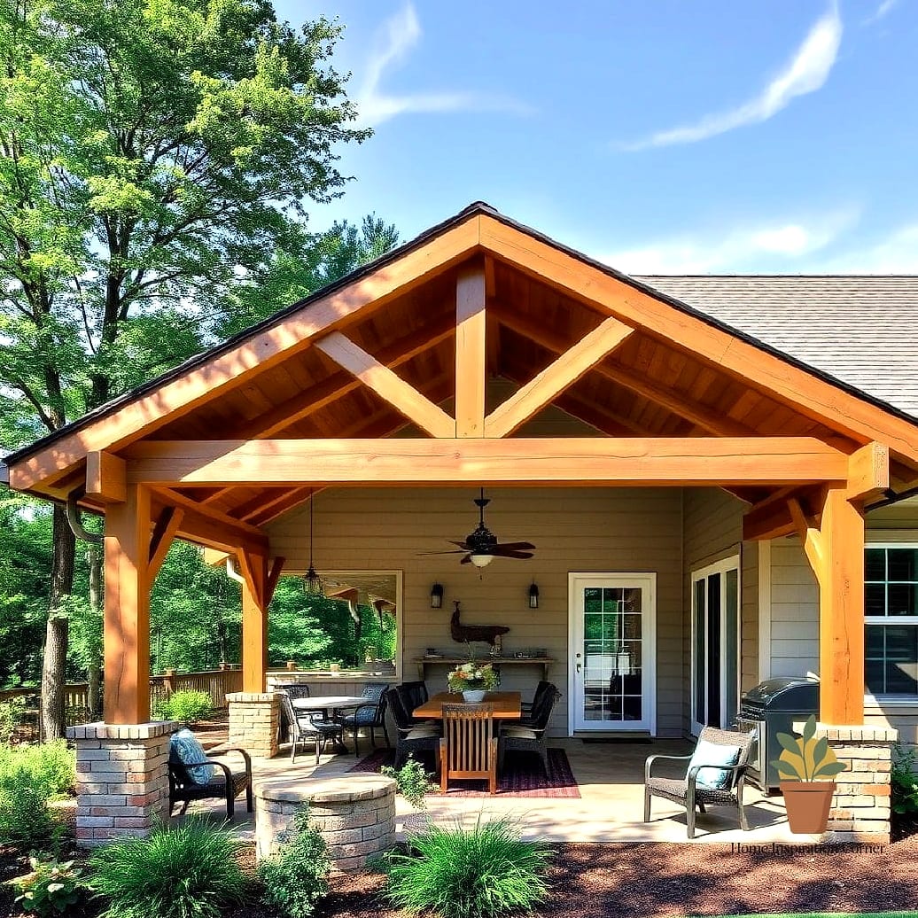 Classic Gable Roof Patio Cover