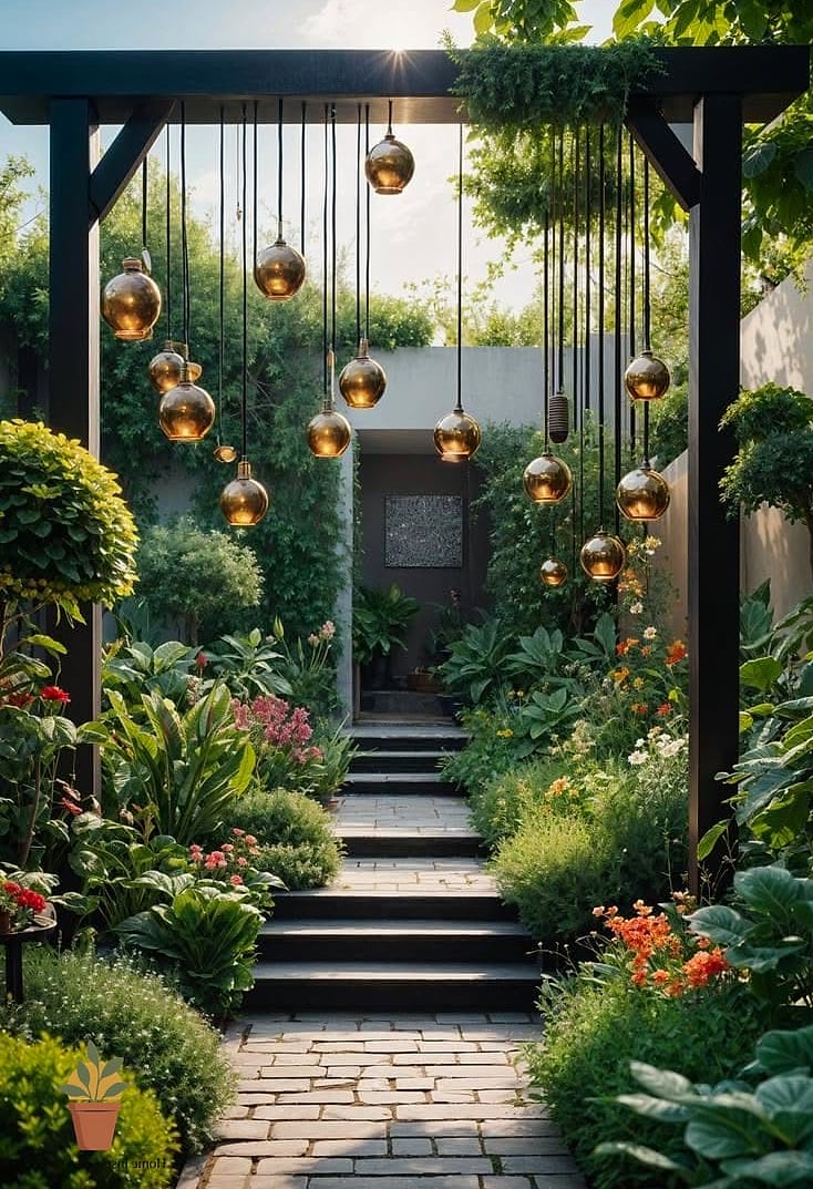 Climbing Vine Covered Trellis Wall