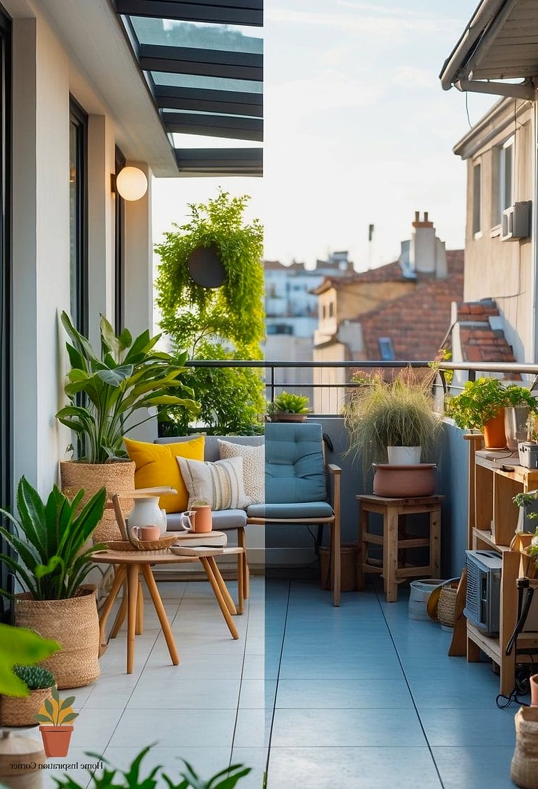 19 Terrace Decor Before and After Transformations to Inspire 9 Cluttered Corner to Outdoor Bar Cart Station