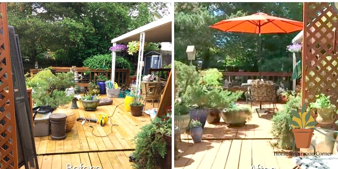 The Cluttered Storage Patio to Zen Retreat
