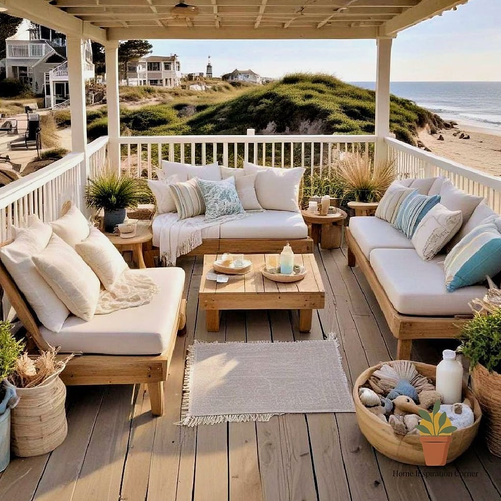 Coastal-Inspired Patio Retreat