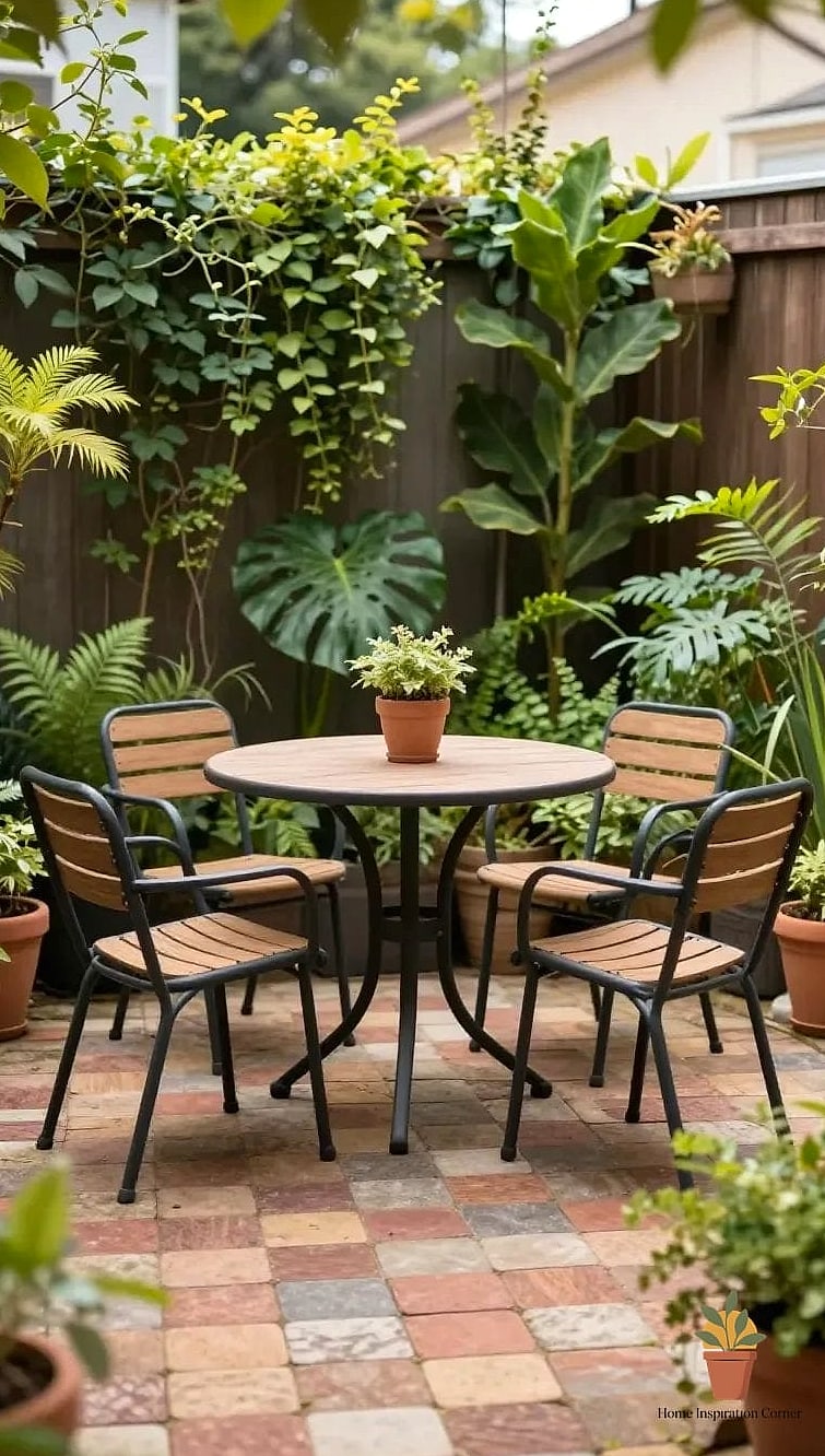 20 Paver Patio Ideas Ideas That Work in Any Size Home 21 Compact Bistro-Style Paver Patio