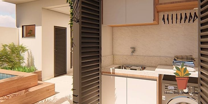 Compact Corner Setup for Small Patios