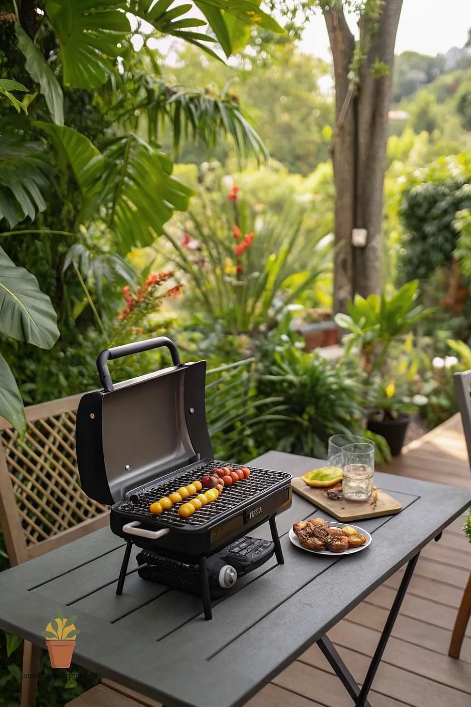 A Compact Grill Station