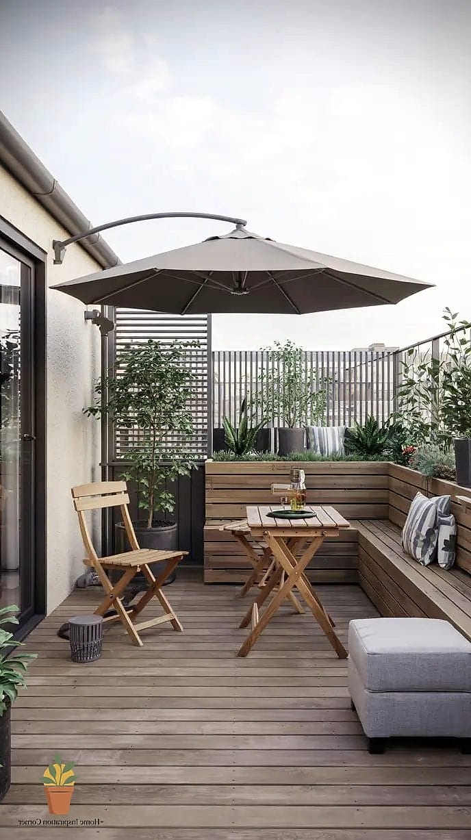 A Compact Outdoor Kitchen Setup