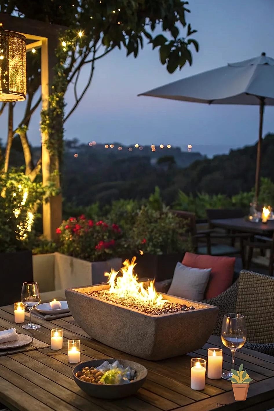 Compact Tabletop Fire Bowl