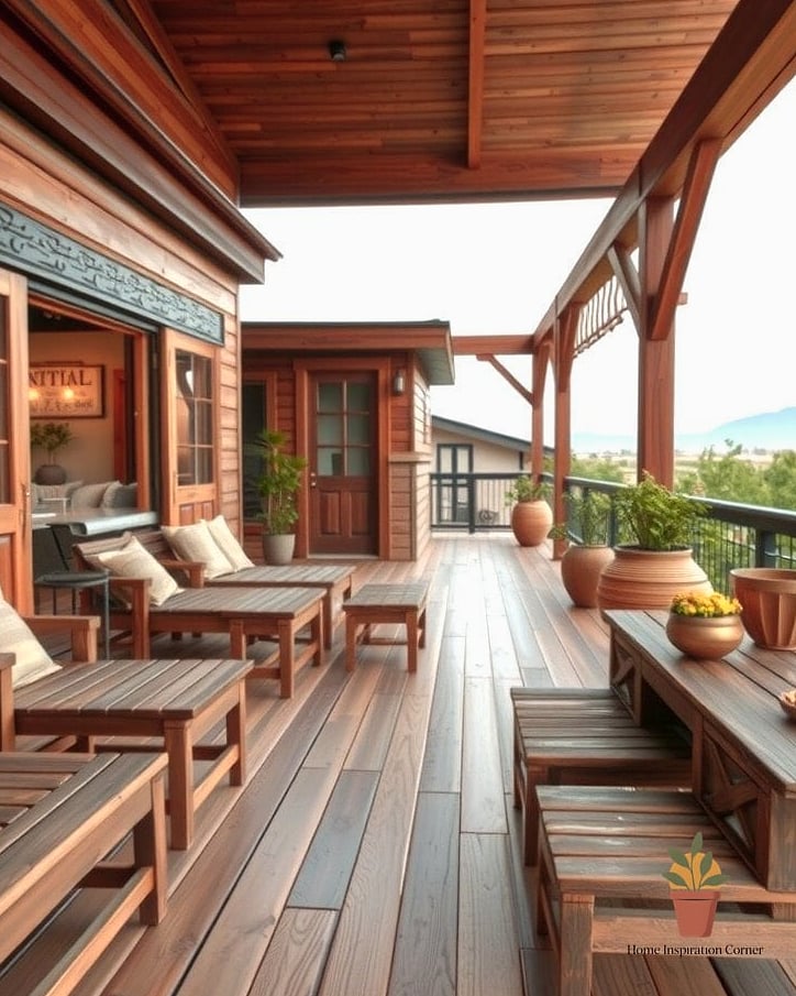 Compact Terrace for Small Backyards