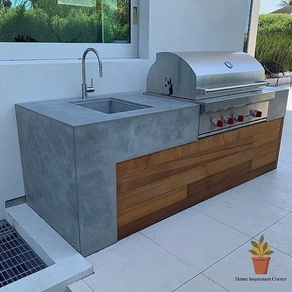 Concrete Countertop Prep Station