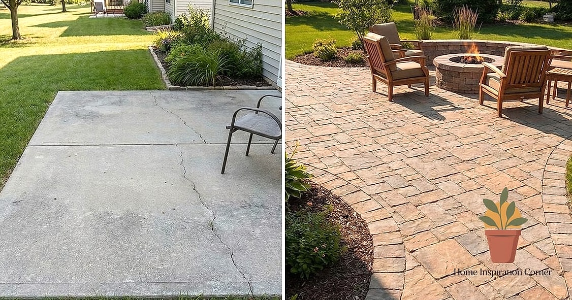 Concrete Pavers Instead of a Solid Slab