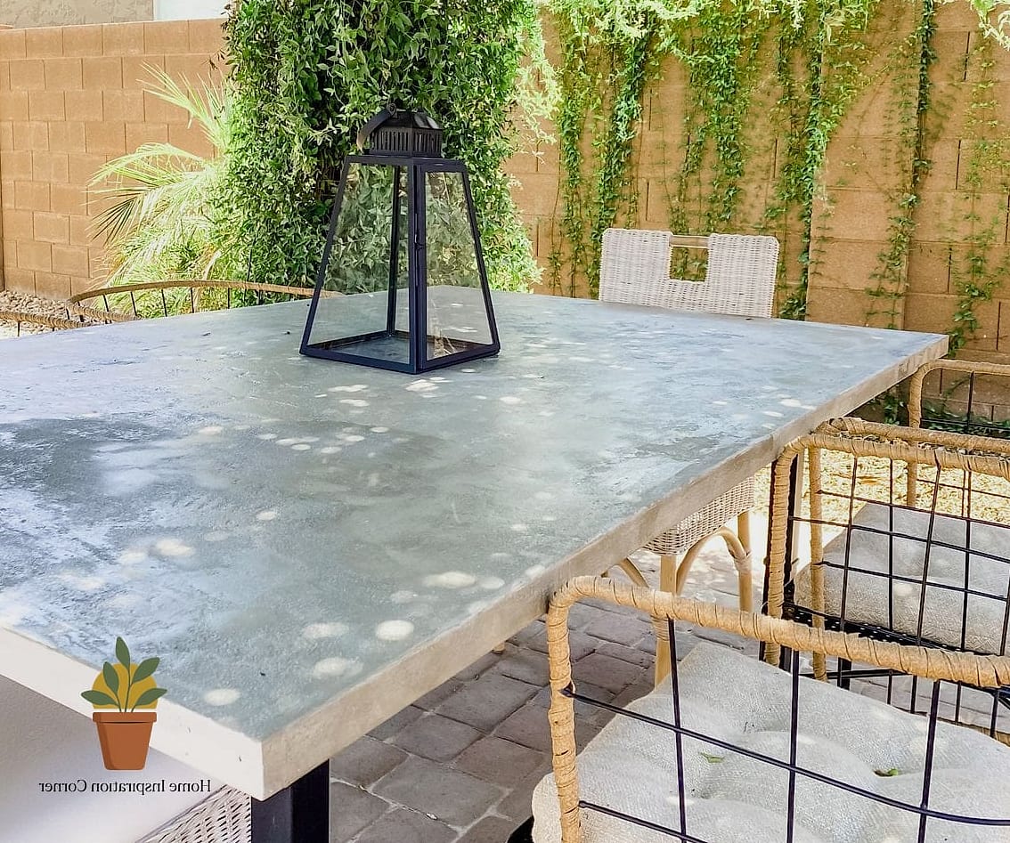 Consider a Concrete Top for a Modern Look