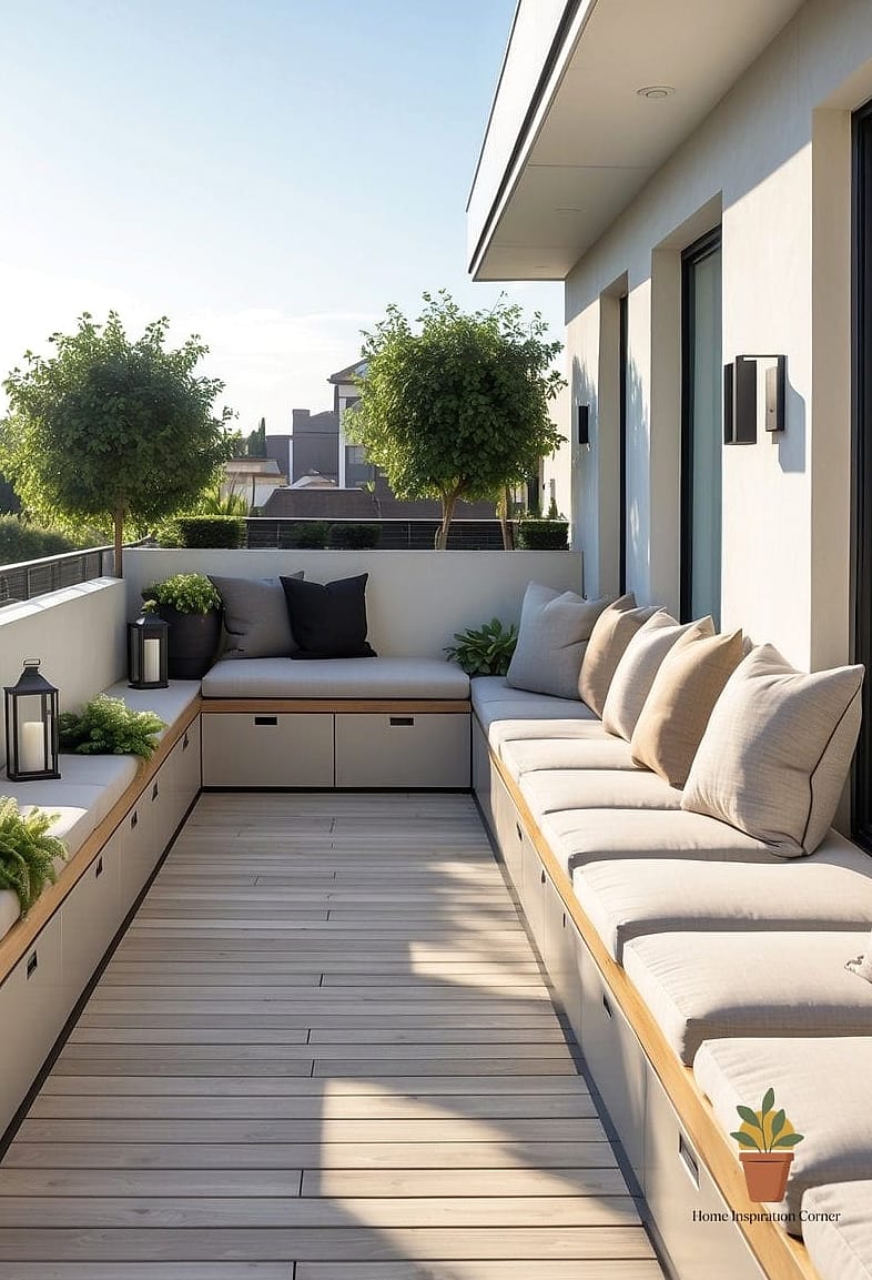 14 Terrace Seating Ideas Ideas Perfect for Every Home Style 12 Convertible Bench-to-Table Seating