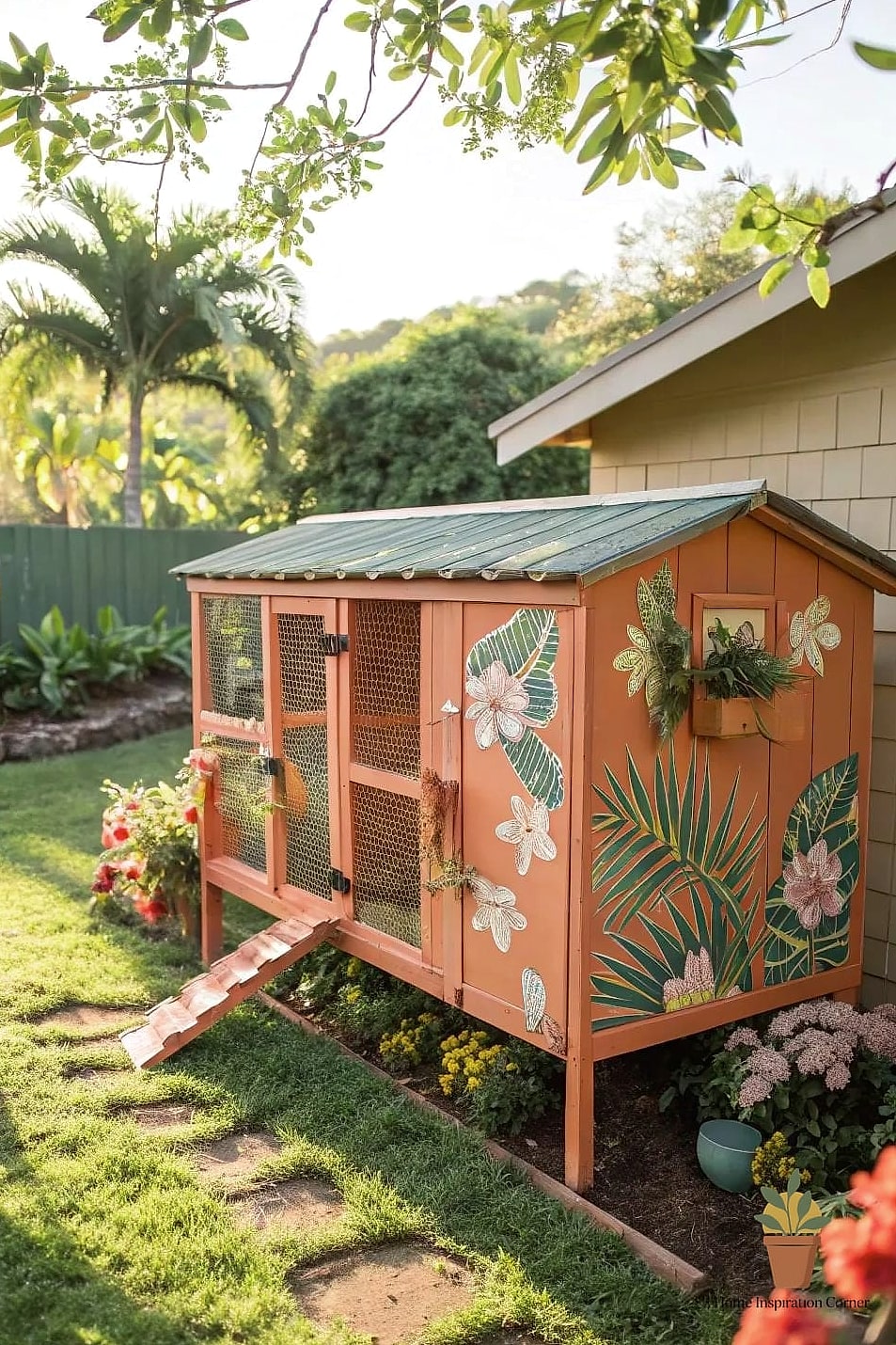 The Coop Painted to Match Your House