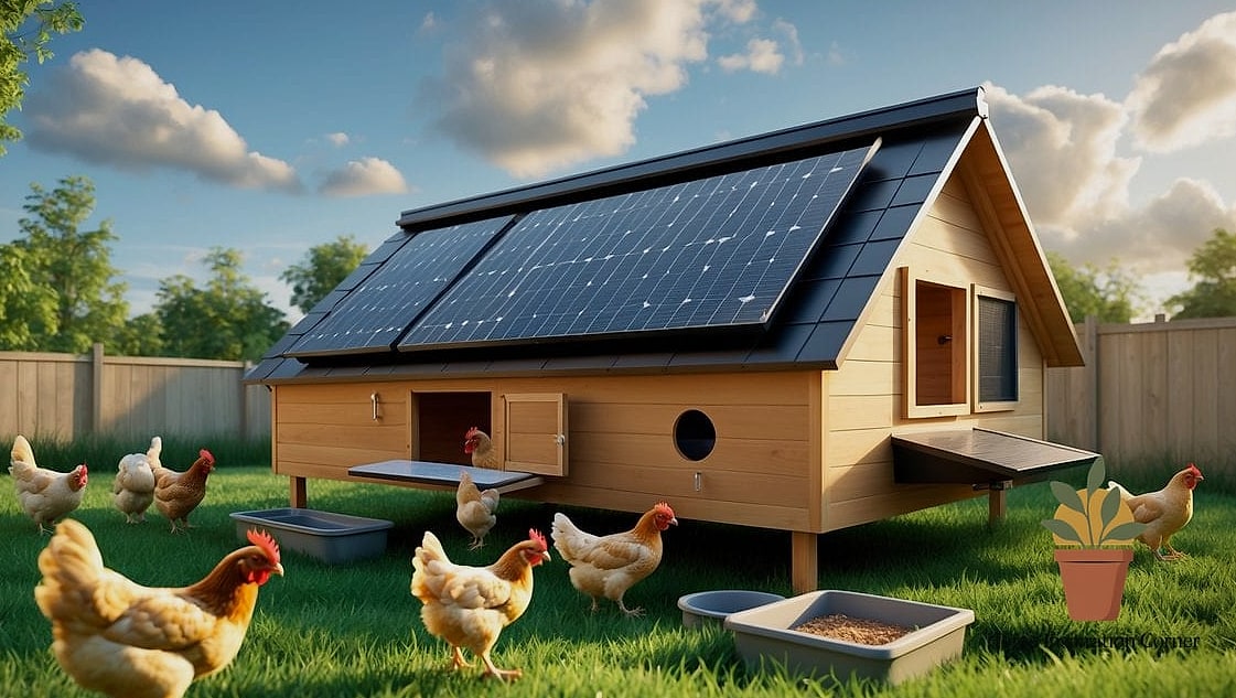 The Coop with Solar-Powered Lighting