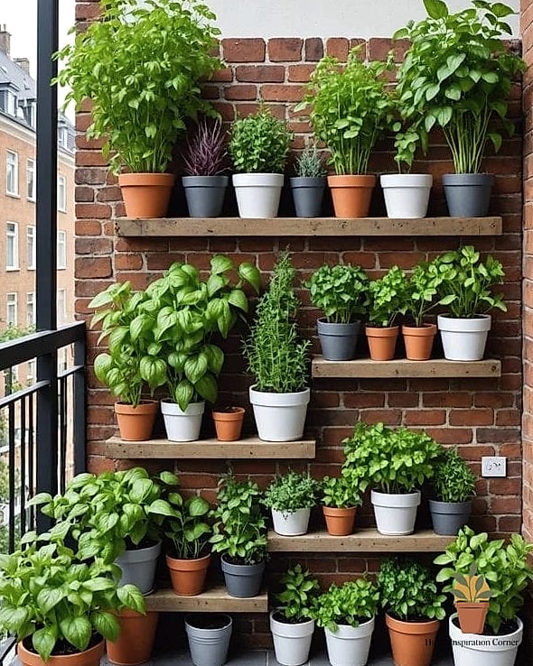 Coordinated Planters Instead of Mismatched Pots