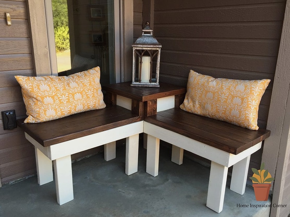 A Corner Bench Built to Fit
