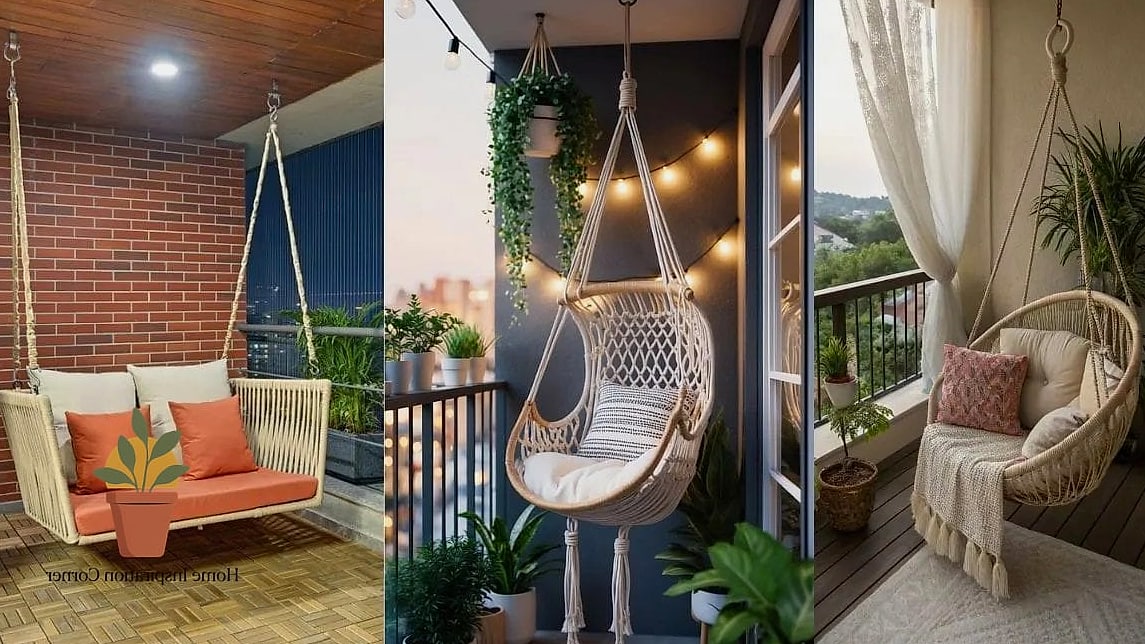 Corner Jhula for Awkward Balcony Layouts