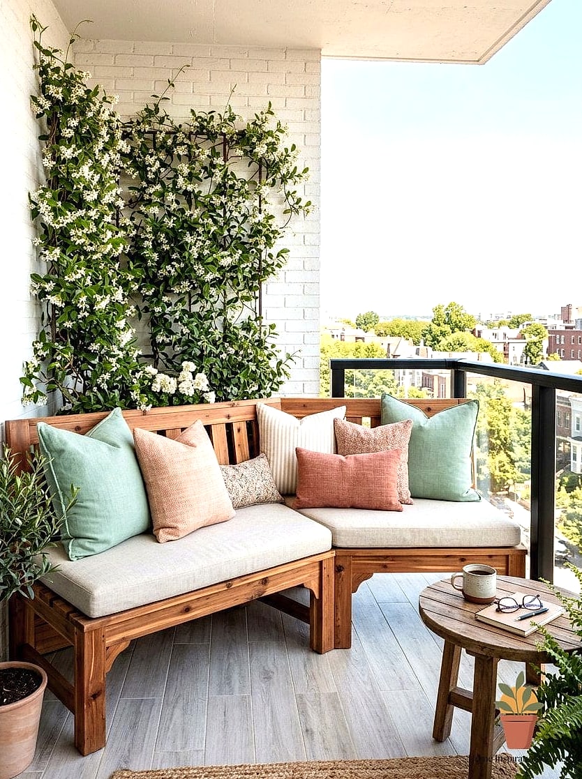 Corner Nook with Layered Textiles