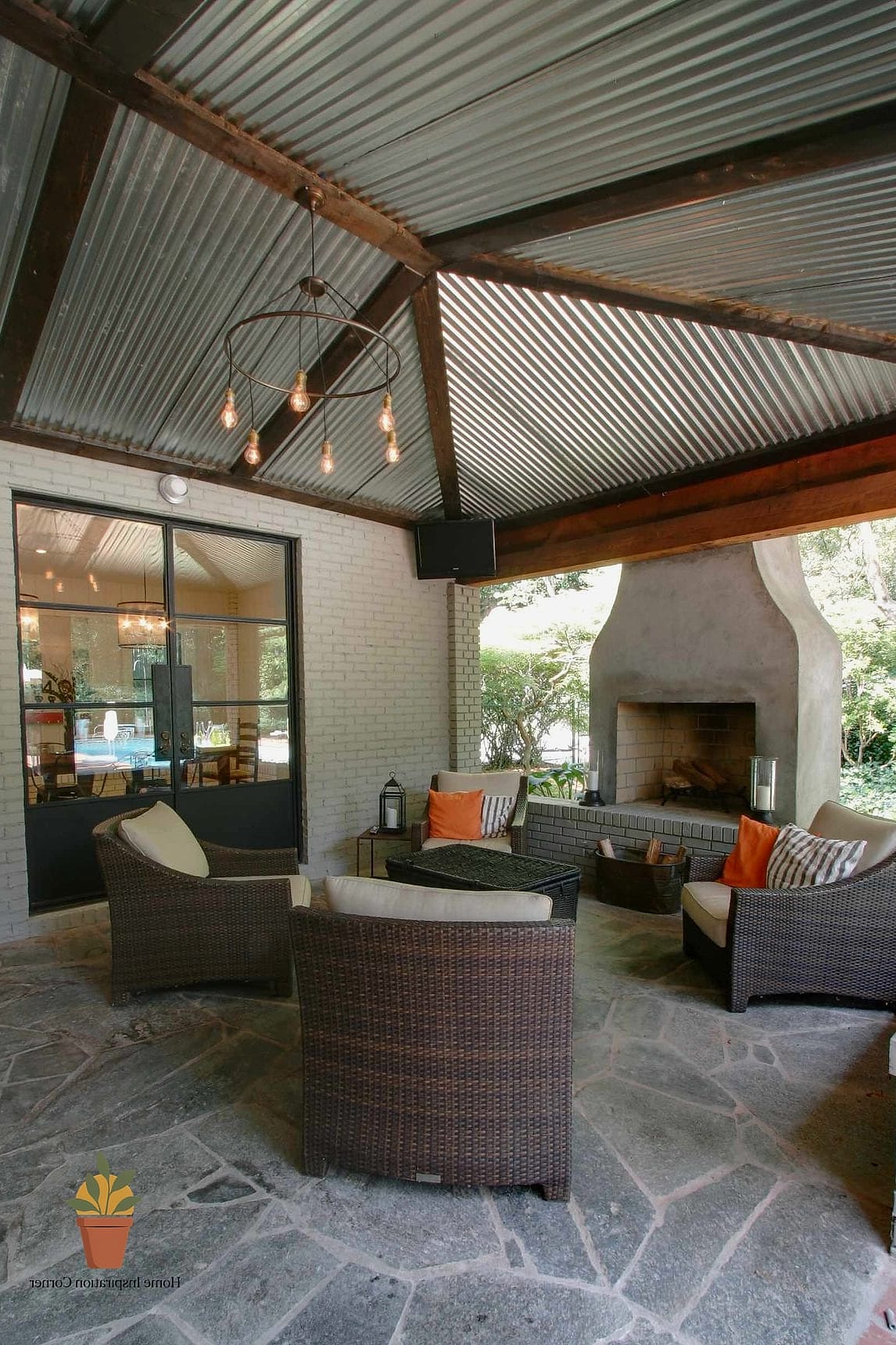 Corrugated Metal Roof Cover