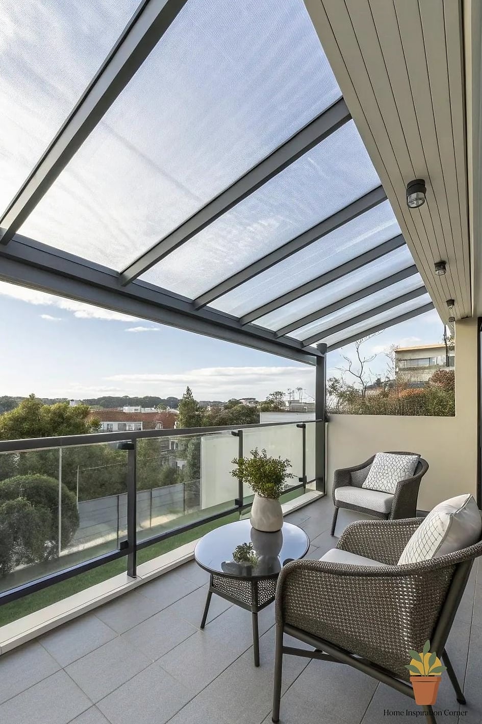 Corrugated Polycarbonate Panel Roof