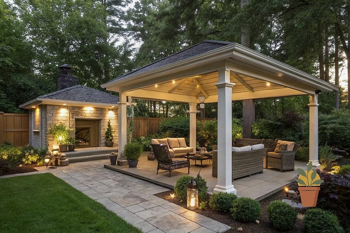 Covered Patio as the Anchor