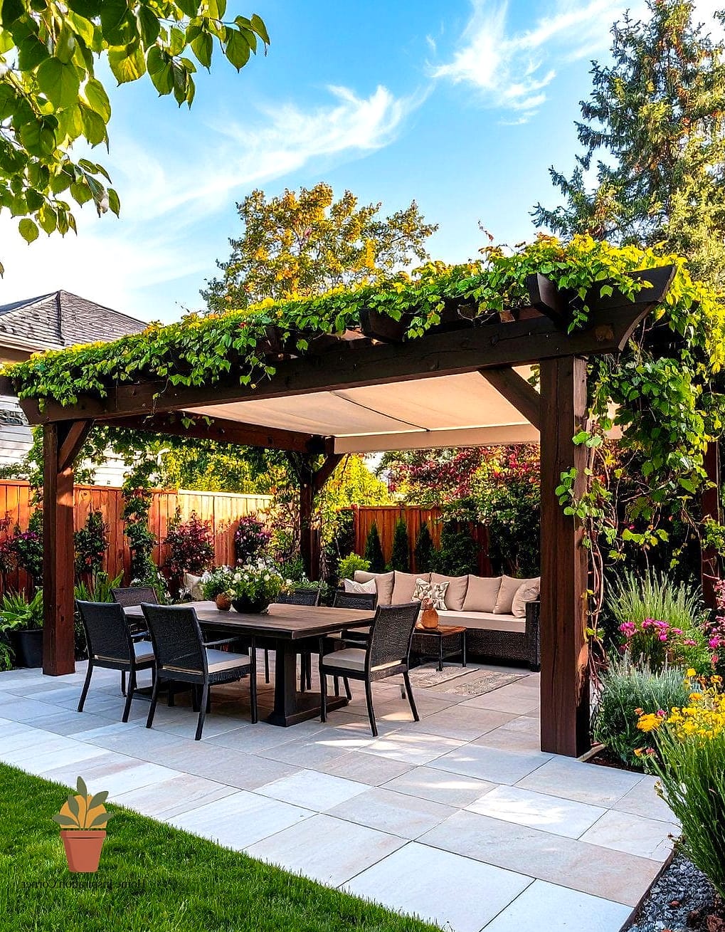 25 Stunning Patio Extension Ideas Ideas for Every Budget 4 Covered Pergola Extension