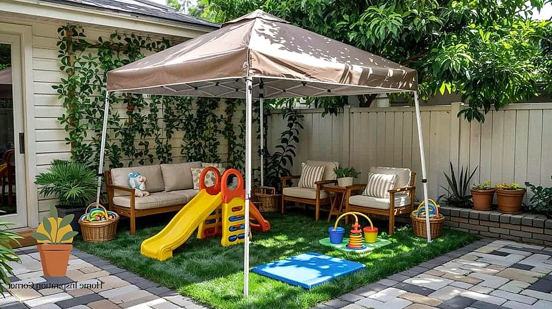 Covered Play Patio for All-Weather Fun