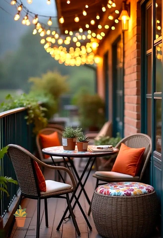 Cozy Bistro Corner for Two