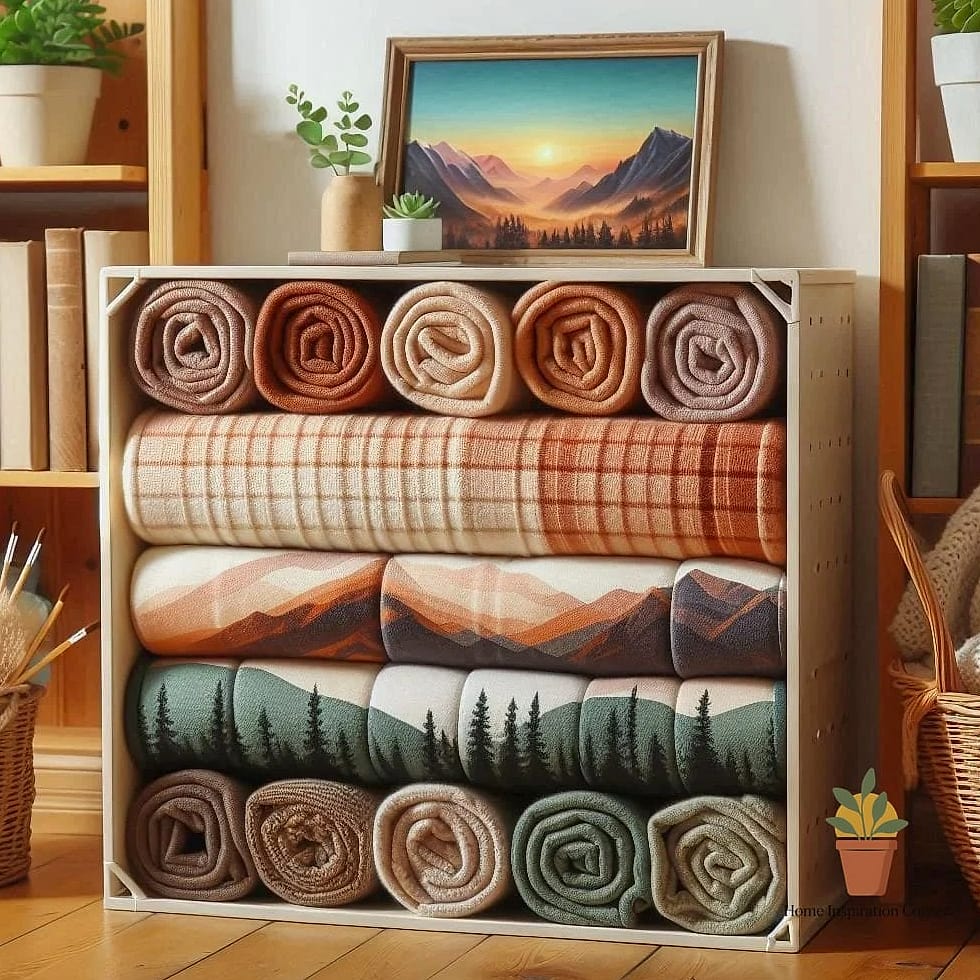 23 Cozy Terrace Ideas Ideas That Work in Any Size Home 21 A Cozy Blanket Storage Basket