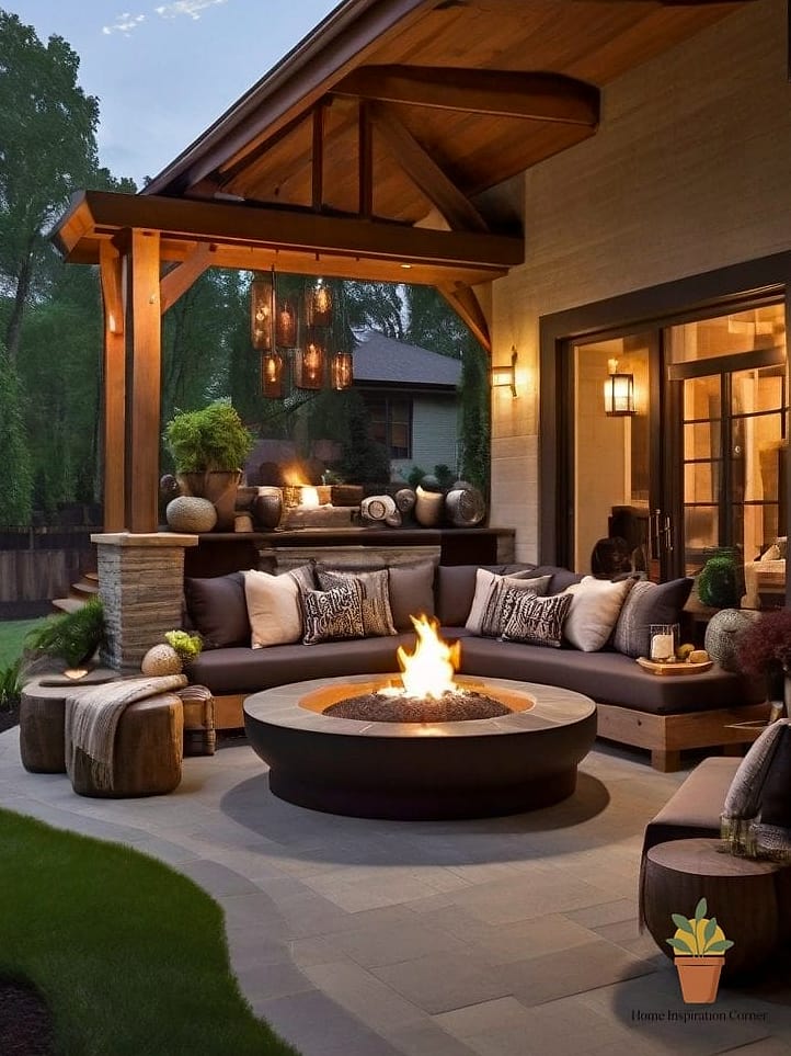 Cozy Fire Pit Gathering Area