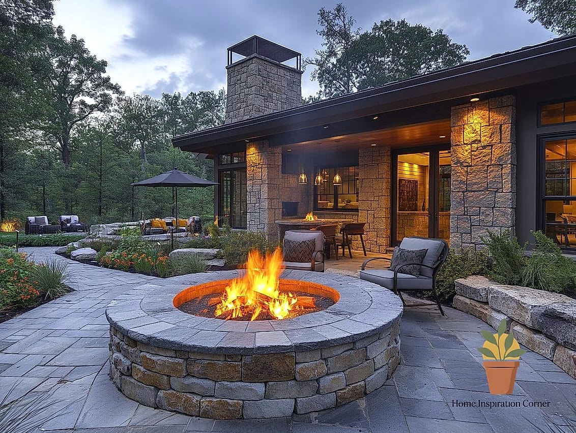 Cozy Fire Pit Gathering Area