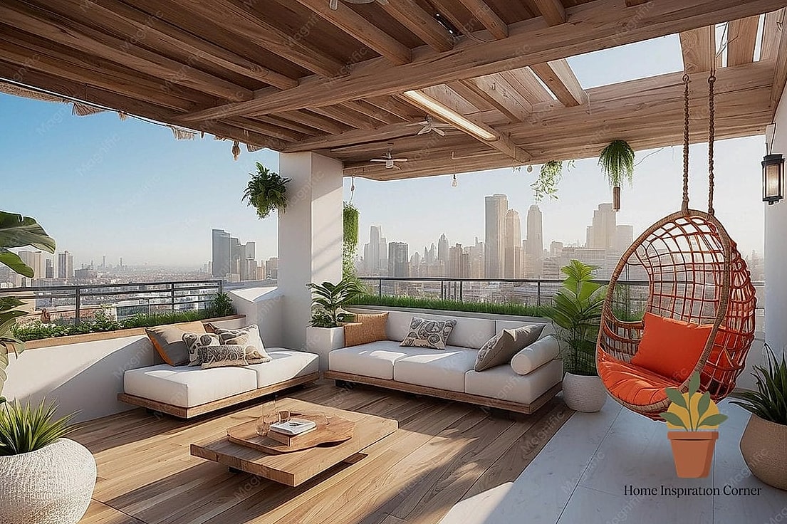 A Cozy Lounge Corner with Floor Cushions