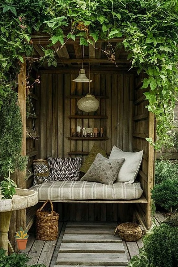 A Cozy Reading Nook Tucked in a Corner