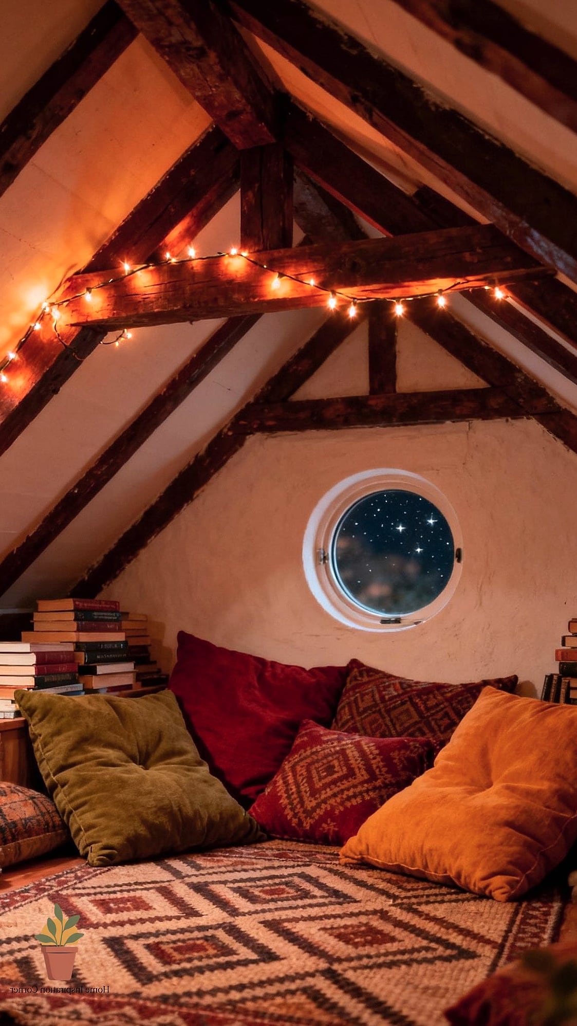 A Cozy Reading Nook Tucked in a Corner