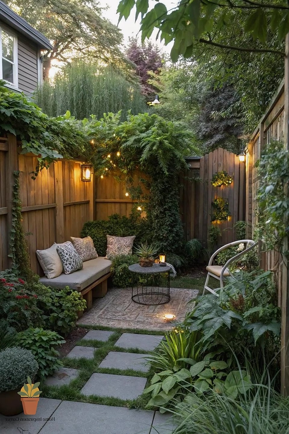 A Cozy Seating Nook With Secondhand Furniture