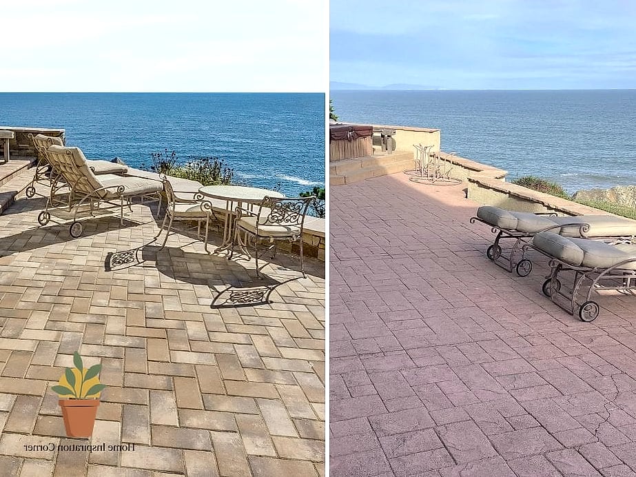 22 Terrace Decoration Before and After Transformations to Inspire 8 Cracked Pavers Replaced with Interlocking Deck Tiles