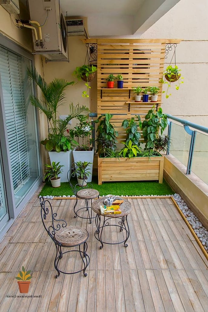 21 Terrace Photoshoot Ideas Before and After Transformations to Inspire 21 Cramped Balcony to Multi-Level Shelving Display