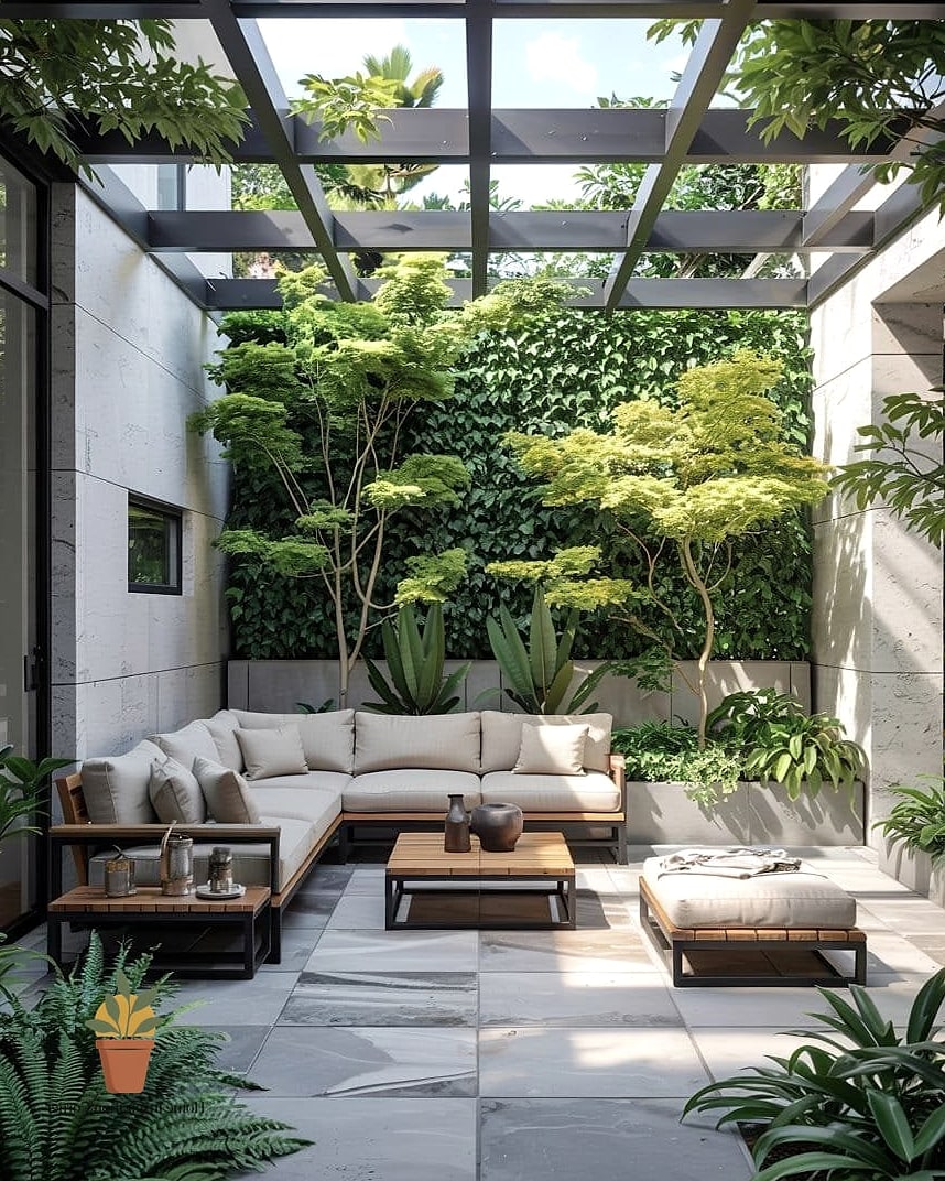 19 Patio Interno Ideas That Are Both Stylish and Practical 11 Create a Dedicated Reading Nook