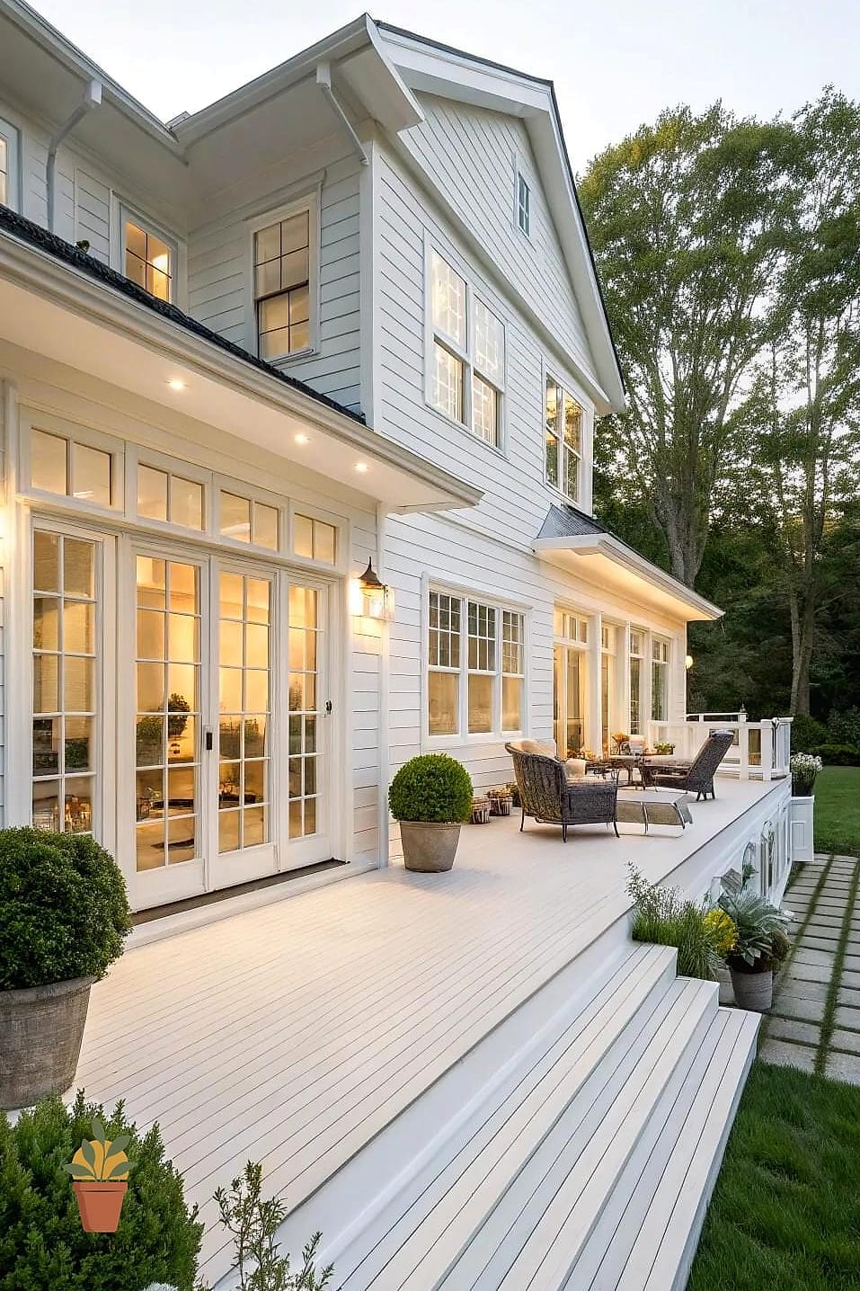 30 Deck Colors Ideas Paint Looks We're Obsessed With This Year 6 Crisp White