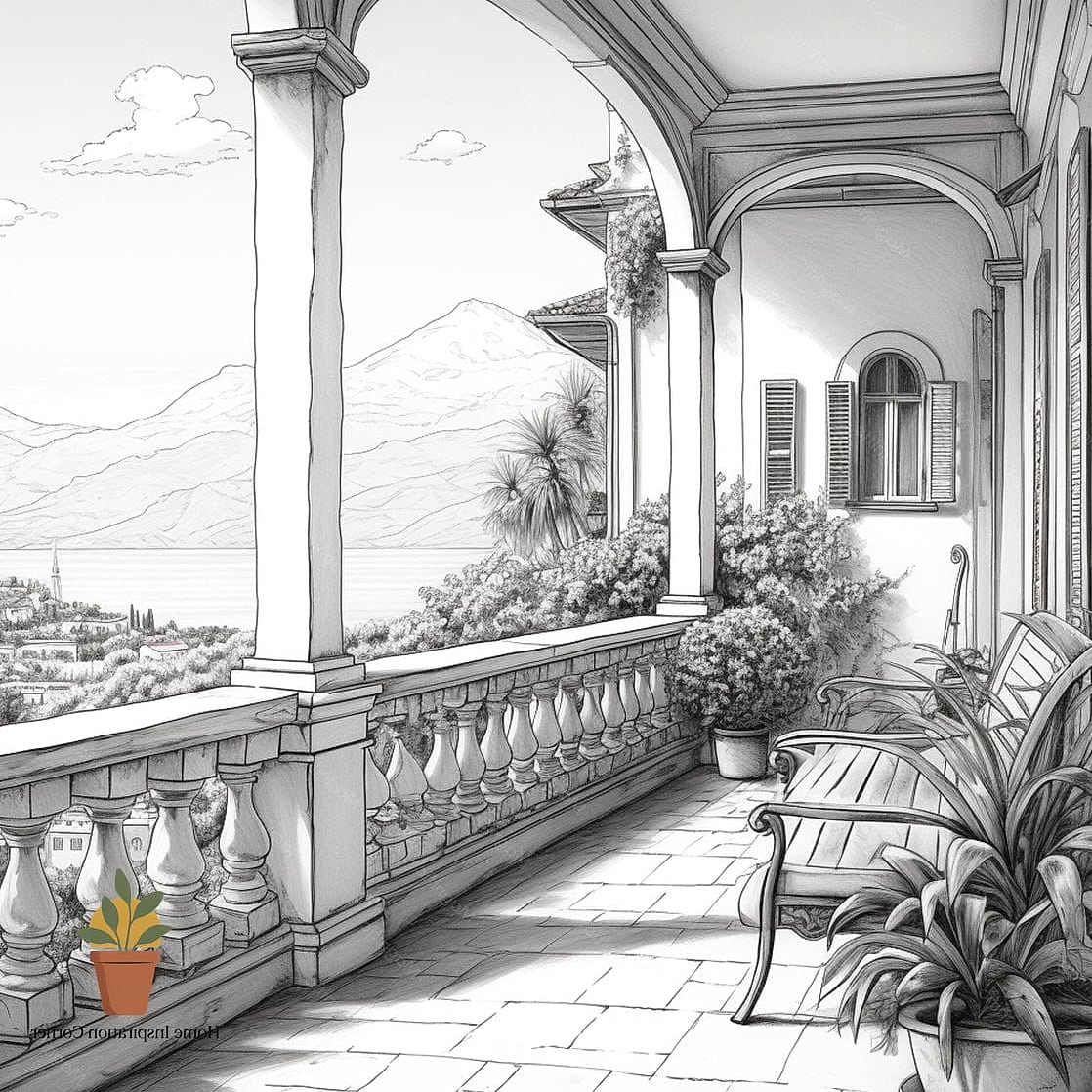 Curved Pathway Concept Drawings