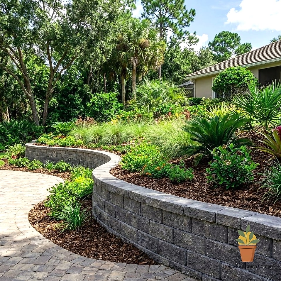 11 Backyard Retaining Walls Ideas That Will Transform Your Space 6 Curved Retaining Walls
