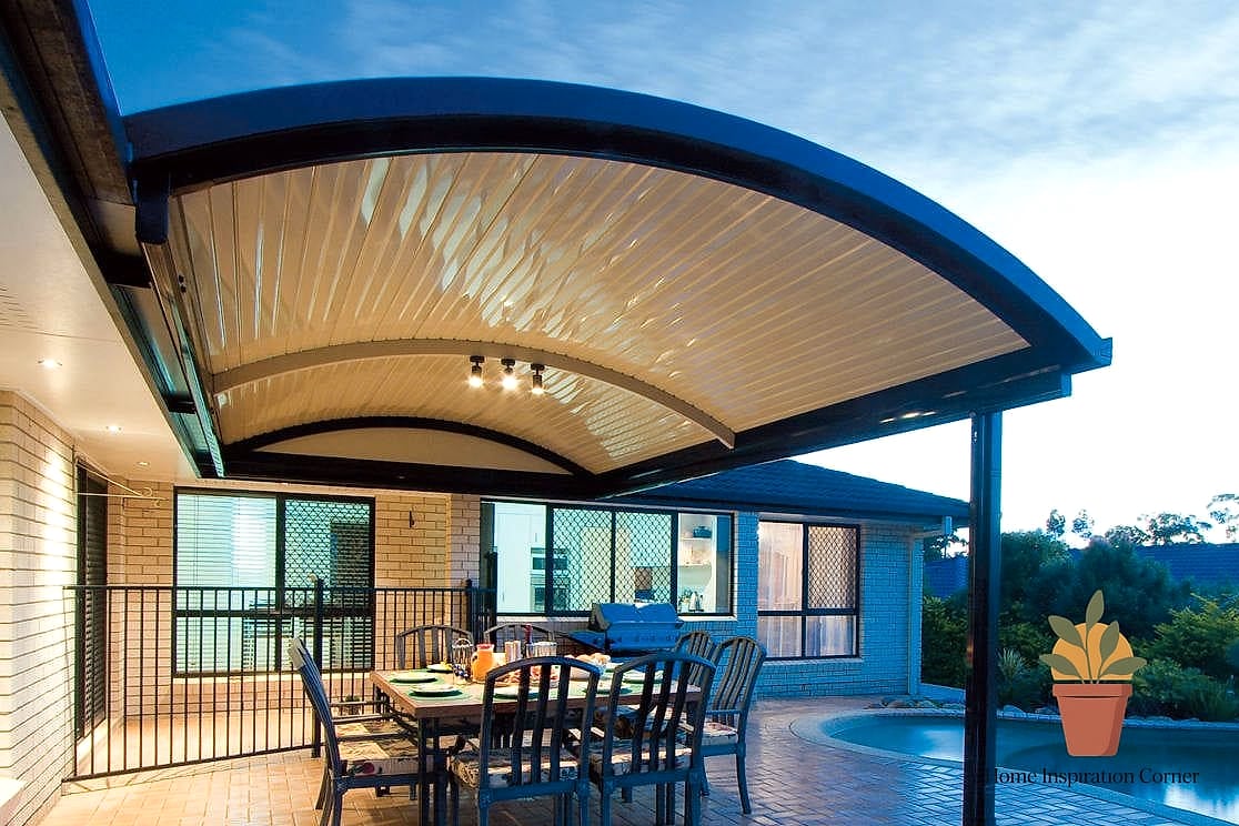 Curved Roof Patio Cover