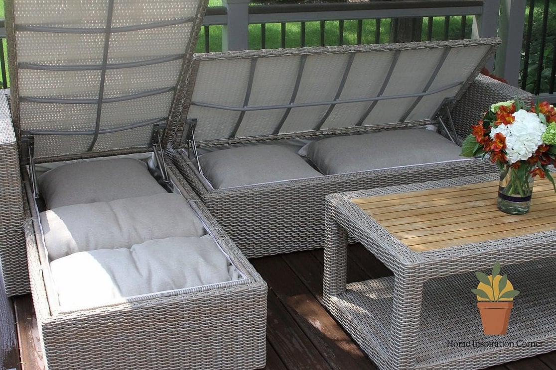 Cushioned Storage Benches