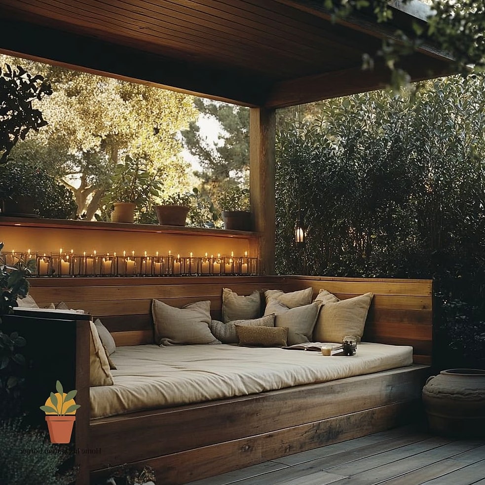 21 Outdoor Daybed Inspiration Boards You'll Want to Copy 15 Daybed on a Raised Deck Platform