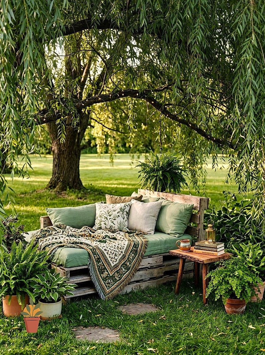 21 Outdoor Daybed Inspiration Boards You'll Want to Copy 12 Daybed Styled as an Outdoor Reading Corner